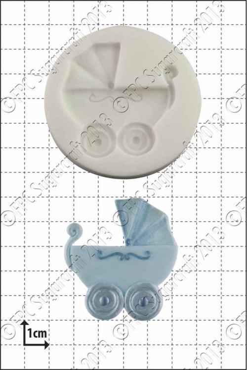 'Baby Carriage' Silicone Mould